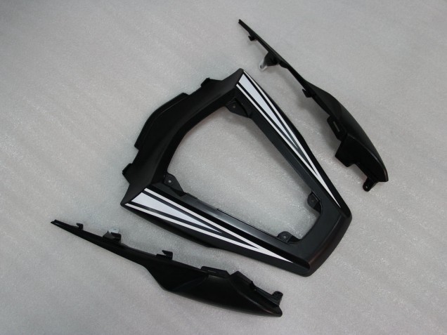 2011-2015 Kawasaki ZX10R Motorcycle Fairings - Glossy Black White Elf Snow Decal UK Manufacturers