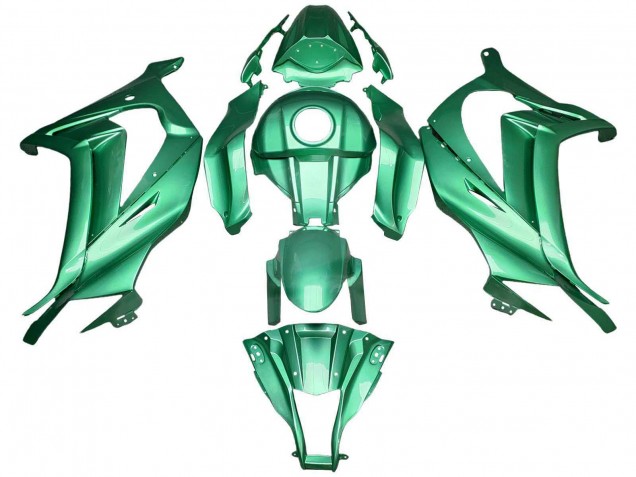 2011-2015 Kawasaki ZX10R Motorcycle Fairings - Light Green UK Manufacturers