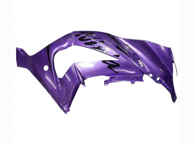 2011-2015 Kawasaki ZX10R Motorcycle Fairing - Purple Matte Black UK Manufacturers