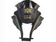 2011-2015 Kawasaki ZX10R Motorcycle Fairings - Matte Black Gold Snow Elf UK Manufacturers