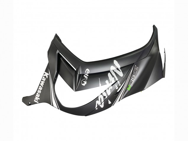 2011-2015 Kawasaki ZX10R Motorcycle Fairings - Matte Black Green Elf UK Manufacturers