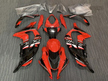 2016-2020 Kawasaki ZX10R Motorcycle Fairing - Red Glossy Black UK Manufacturers