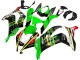 2016-2020 Kawasaki ZX10R Motorcycle Fairings - Green Yellow Red Black Elf Monster UK Manufacturers