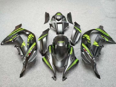 2016-2020 Kawasaki ZX10R Motorcycle Fairings - Matte Black Green UK Manufacturers