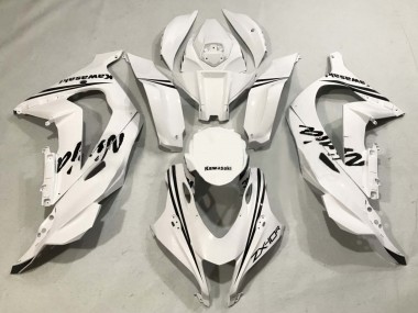 2016-2020 Kawasaki ZX10R Motorcycle Fairings - White Black UK Manufacturers