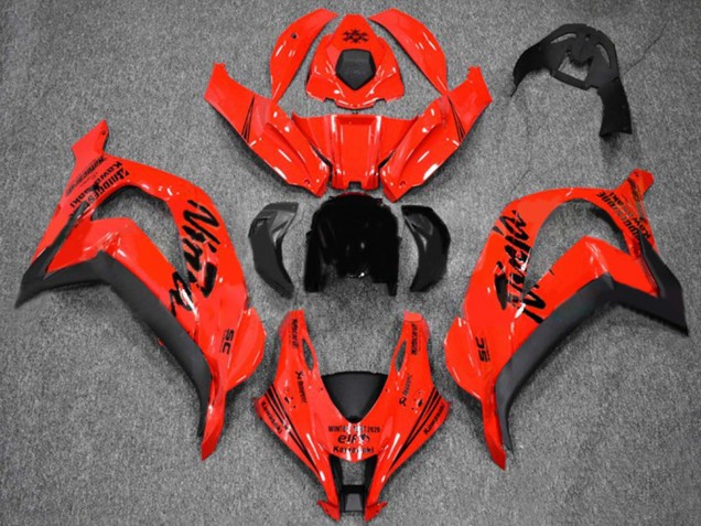 2016-2020 Kawasaki ZX10R Motorcycle Fairings - Red Black UK Manufacturers