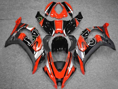2016-2020 Kawasaki ZX10R Motorcycle Fairings - Red Silver Glossy Black UK Manufacturers