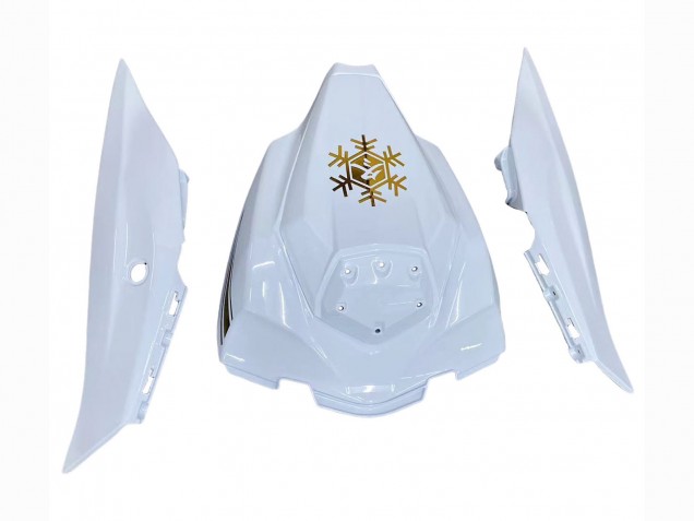2016-2020 Kawasaki ZX10R Motorcycle Fairings - White Gold Black UK Manufacturers