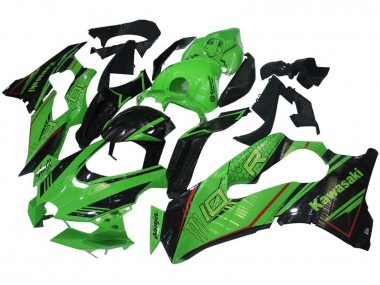 2021-2025 Kawasaki ZX10R Motorcycle Fairings - Green Glossy Black UK Manufacturers