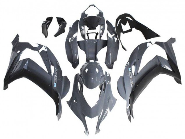 2021-2025 Kawasaki ZX10R Motorcycle Fairings - Grey Black UK Manufacturers