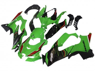 2021-2025 Kawasaki ZX10R Motorcycle Fairings - Green Black Red UK Manufacturers