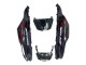 2006-2011 Kawasaki ZX14R ZZR1400 Motorcycle Fairing Kits - Glossy Black Red Flame UK Manufacturers