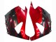 2006-2011 Kawasaki ZX14R ZZR1400 Motorcycle Fairing Kits - Glossy Black Red Flame UK Manufacturers