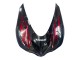 2006-2011 Kawasaki ZX14R ZZR1400 Motorcycle Fairing Kits - Glossy Black Red Flame UK Manufacturers