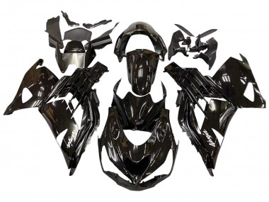 2012-2024 Kawasaki ZX14R ZZR1400 Motorcycle Fairings - Glossy Black Matte Black White Ninja UK Manufacturers