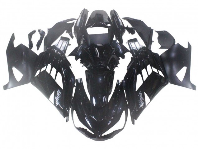2012-2024 Kawasaki ZX14R ZZR1400 Motorcycle Fairing - Glossy Black Matte Black White Ninja UK Manufacturers