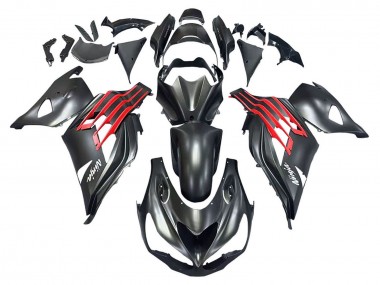 2012-2024 Kawasaki ZX14R ZZR1400 Motorcycle Fairings - Matte Black Red White Ninja UK Manufacturers