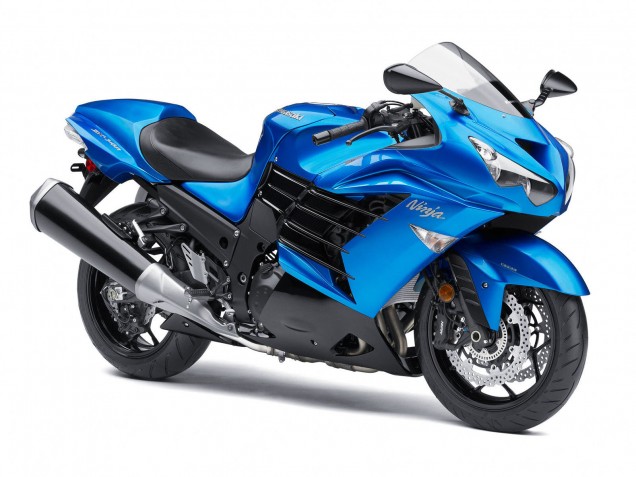 2012-2024 Kawasaki ZX14R ZZR1400 Motorcycle Fairings - Blue UK Manufacturers