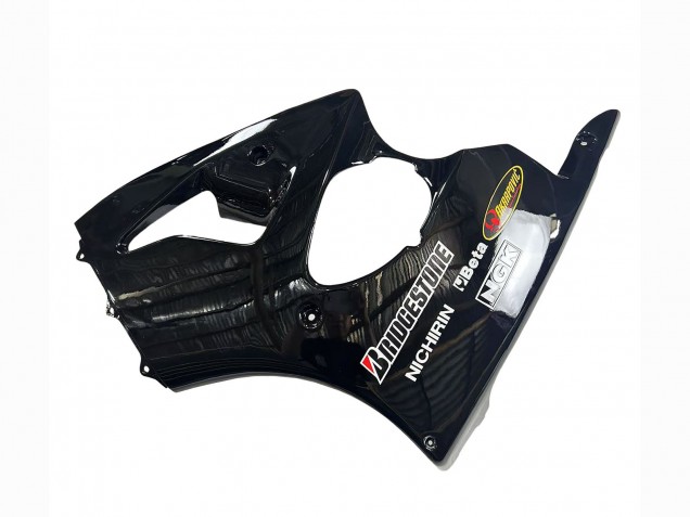 1998-1999 Kawasaki ZX6R Motorcycle Fairings - Glossy Black Yellow Elf Bridgestone UK Manufacturers