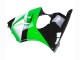 1998-1999 Kawasaki ZX6R Motorcycle Fairings - Green White Glossy Black UK Manufacturers