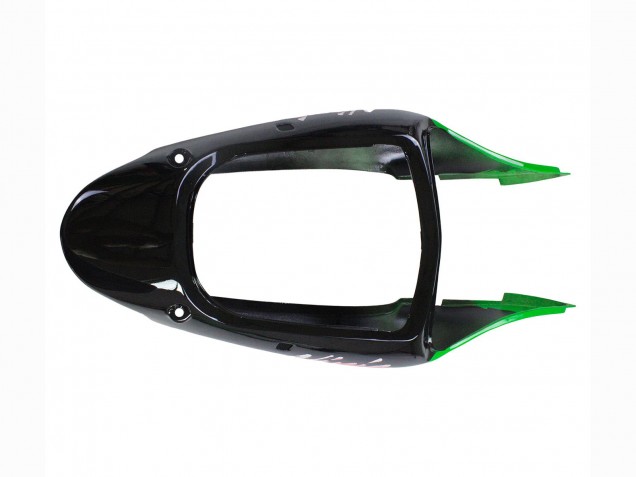 1998-1999 Kawasaki ZX6R Motorcycle Fairings - Green White Glossy Black UK Manufacturers