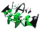 1998-1999 Kawasaki ZX6R Motorcycle Fairings - Green White Glossy Black UK Manufacturers