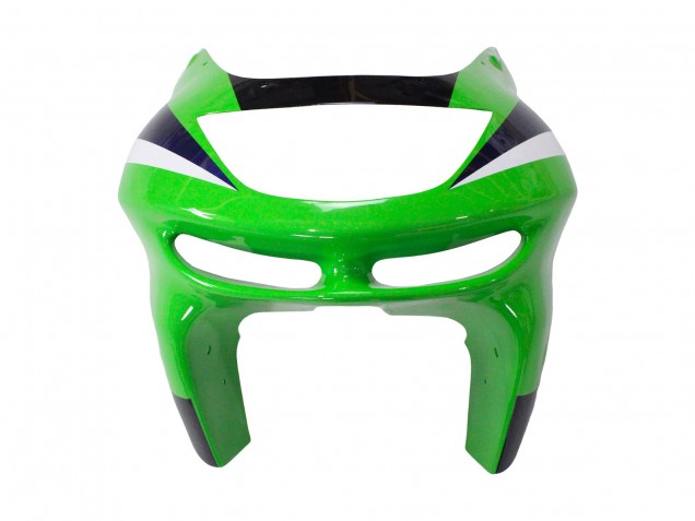 1998-1999 Kawasaki ZX6R Motorcycle Fairings - Green White Dark Blue Silver UK Manufacturers