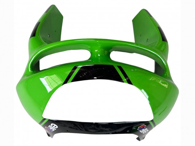 1998-1999 Kawasaki ZX6R Motorcycle Fairings - Green Glossy Black Elf Bridgestone UK Manufacturers