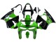 1998-1999 Kawasaki ZX6R Motorcycle Fairings - Green Glossy Black Elf Bridgestone UK Manufacturers