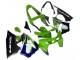 1998-1999 Kawasaki ZX6R Motorcycle Fairings - Green White Blue Silver Glossy Black UK Manufacturers