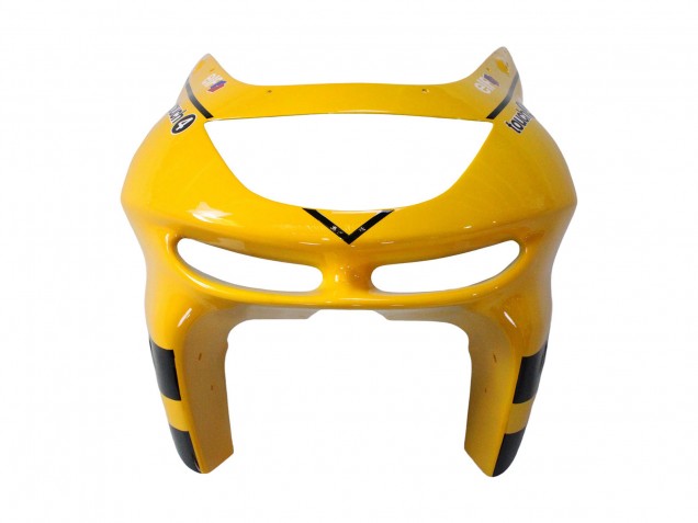 1998-1999 Kawasaki ZX6R Motorcycle Fairings - Yellow Black Monster Elf Bridgestone UK Manufacturers