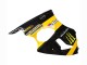 1998-1999 Kawasaki ZX6R Motorcycle Fairings - Yellow Black Monster Elf Bridgestone UK Manufacturers