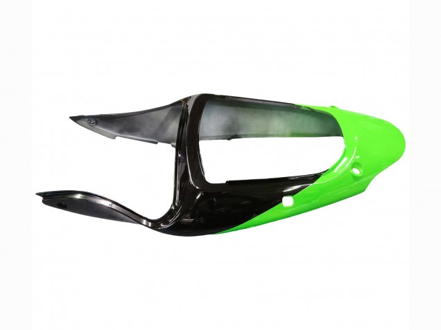 2000-2002 Kawasaki ZX6R Motorcycle Fairings - Green White Black UK Manufacturers