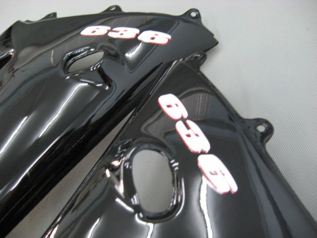 2003-2004 Kawasaki ZX6R Motorcycle Fairings - Glossy Black UK Manufacturers