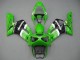 2003-2004 Kawasaki ZX6R Motorcycle Fairings - Green White Black Elf Bridgestone UK Manufacturers