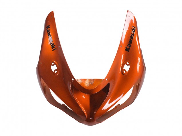 2005-2006 Kawasaki ZX6R Motorcycle Fairing - Orange Black UK Manufacturers
