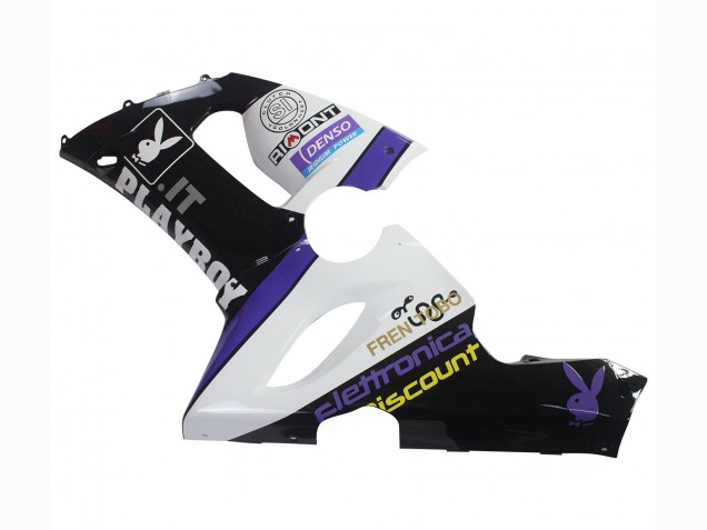 2005-2006 Kawasaki ZX6R Motorcycle Fairings - White Purple Black Rizoma Playboy DENSO UK Manufacturers