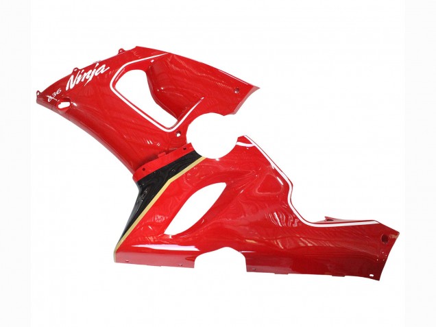 2005-2006 Kawasaki ZX6R Motorcycle Fairings - Red Yellow Black UK Manufacturers