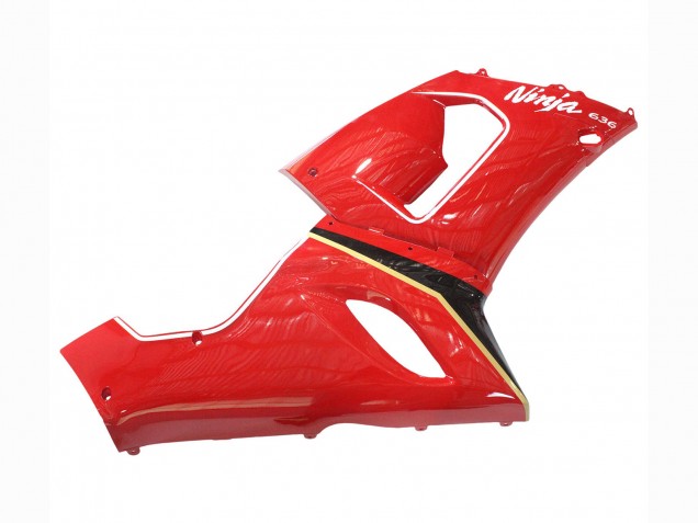 2005-2006 Kawasaki ZX6R Motorcycle Fairings - Red Yellow Black UK Manufacturers