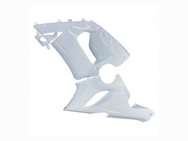 2005-2006 Kawasaki ZX6R Motorcycle Fairings - White UK Manufacturers