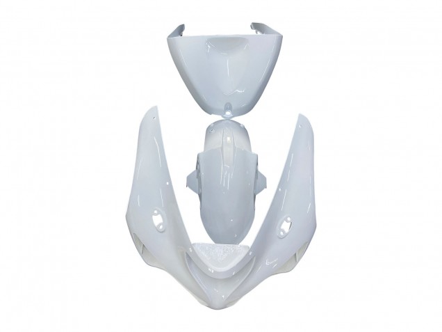 2005-2006 Kawasaki ZX6R Motorcycle Fairings - White UK Manufacturers