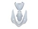 2005-2006 Kawasaki ZX6R Motorcycle Fairings - White UK Manufacturers