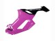 2007-2008 Kawasaki ZX6R Motorcycle Fairings - Black Pink Ninja UK Manufacturers