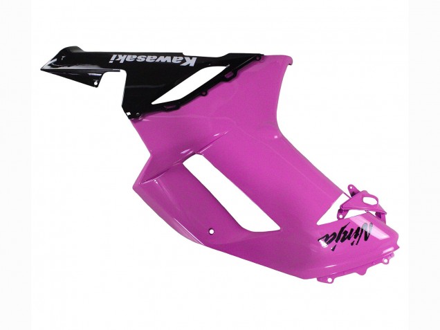 2007-2008 Kawasaki ZX6R Motorcycle Fairings - Black Pink Ninja UK Manufacturers
