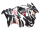 2007-2008 Kawasaki ZX6R Motorcycle Fairings - Black Silver Red Ninja UK Manufacturers