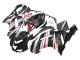 2007-2008 Kawasaki ZX6R Motorcycle Fairings - Black Silver Red Ninja UK Manufacturers