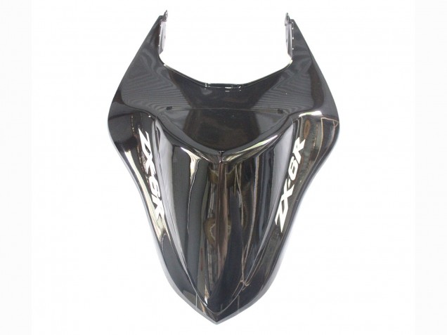 2007-2008 Kawasaki ZX6R Motorcycle Fairings - Black Silver Red Ninja UK Manufacturers