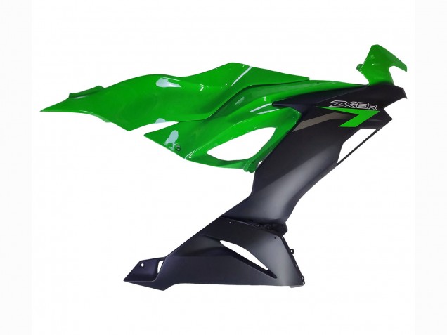2019-2022 Kawasaki ZX6R Motorcycle Fairings - Green Matte Black UK Manufacturers