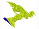 2019-2022 Kawasaki ZX6R Motorcycle Fairings - Blue Yellow UK Manufacturers