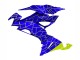 2019-2022 Kawasaki ZX6R Motorcycle Fairings - Blue Yellow UK Manufacturers